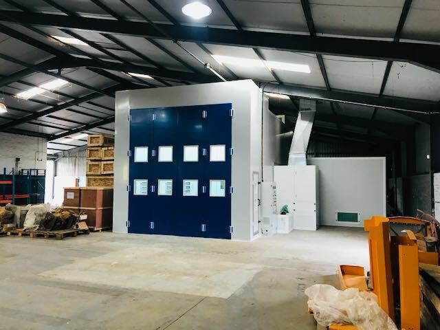 Spray Booth for Forklift Repairs